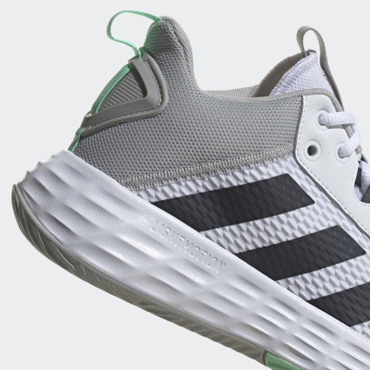 Ownthegame 2.0 Lightmotion Esporte Basquete Tênis Mid Branco Adidas