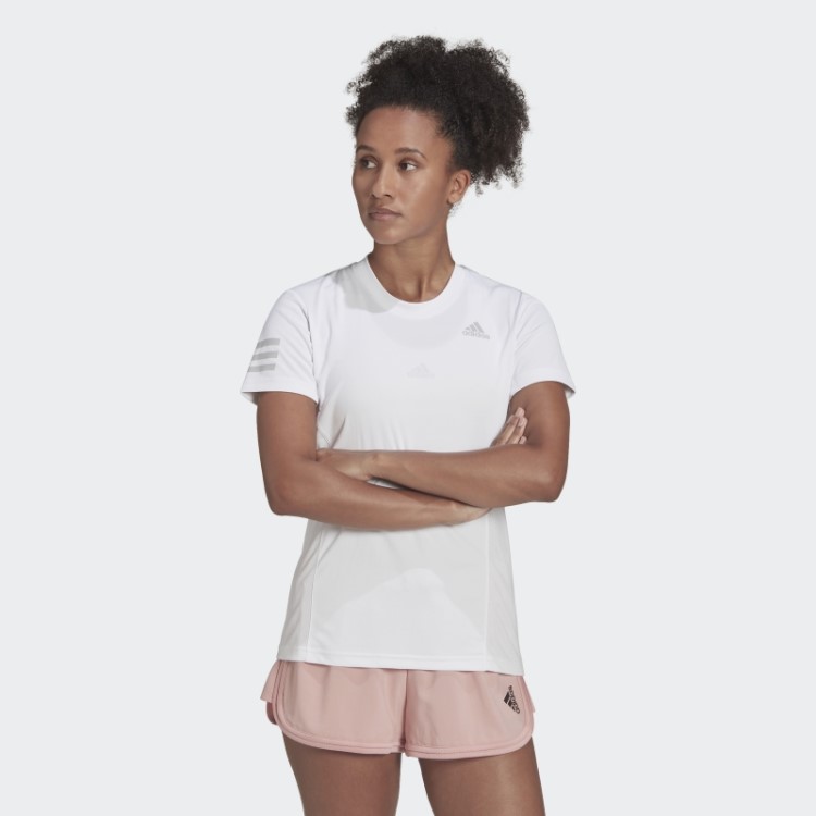 Camiseta De Tênis Branca Adidas Club