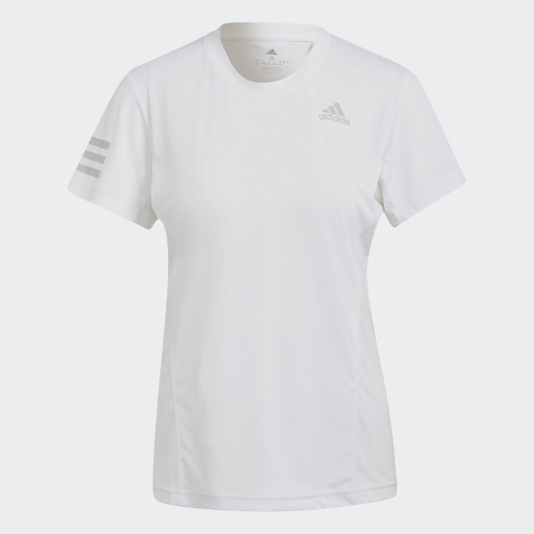 Camiseta De Tênis Branca Adidas Club