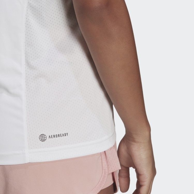 Camiseta De Tênis Branca Adidas Club