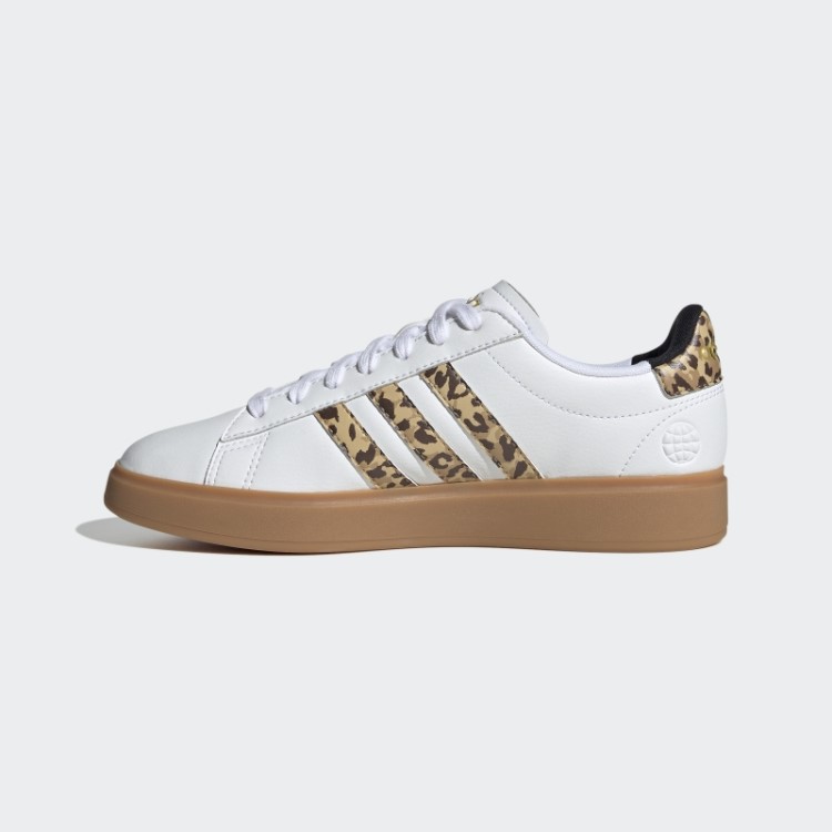Quente Adidas Grand Court Cloudfoam Estilo De Vida Tênis Confortável Preto