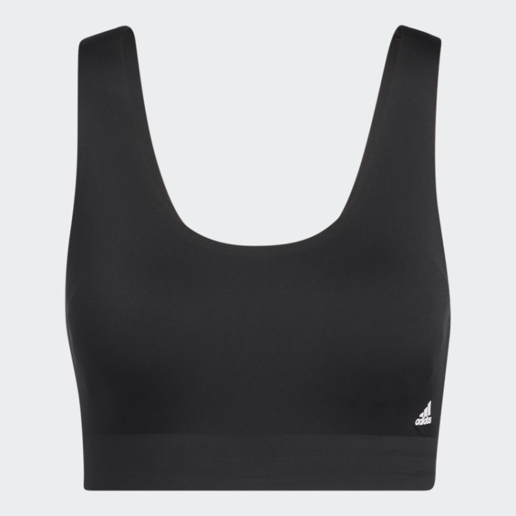 Sutiã De Suporte De Luz Purelounge Preto Adidas