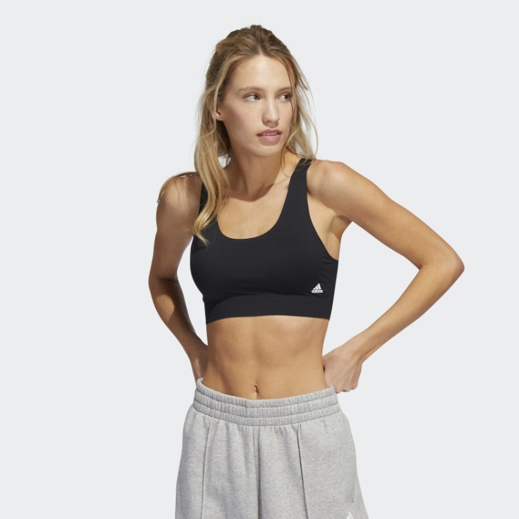 Sutiã Adidas Black Purelounge Light-support