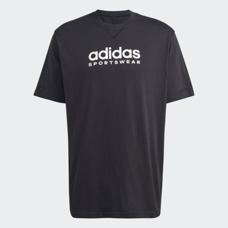 Camiseta Preta Adidas All Szn Com Estampa