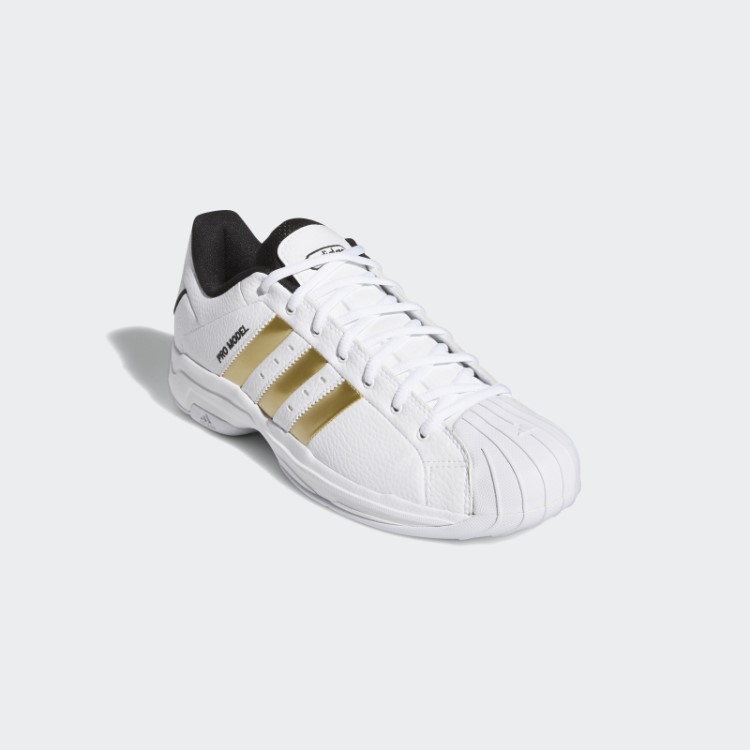 Adidas Pro Model 2g Sapatos Baixos Ouro Metálico
