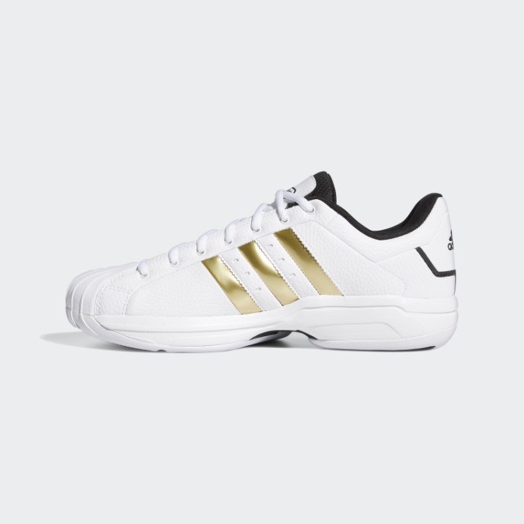 Adidas Pro Model 2g Sapatos Baixos Ouro Metálico