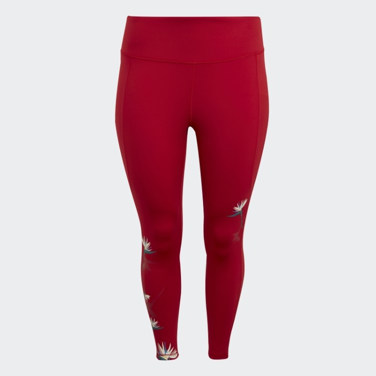 Legging Vermelho Adidas Thebe Magugu 7/8 (tamanho Grande)