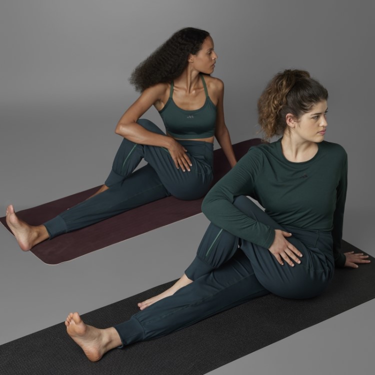 Calça De Ioga Verde Autêntico Equilíbrio Adidas