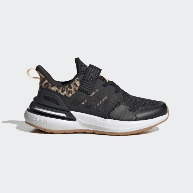 Sapatilha Rapidasport Bounce Elástica Com Tira Superior Em Renda Preta Adidas
