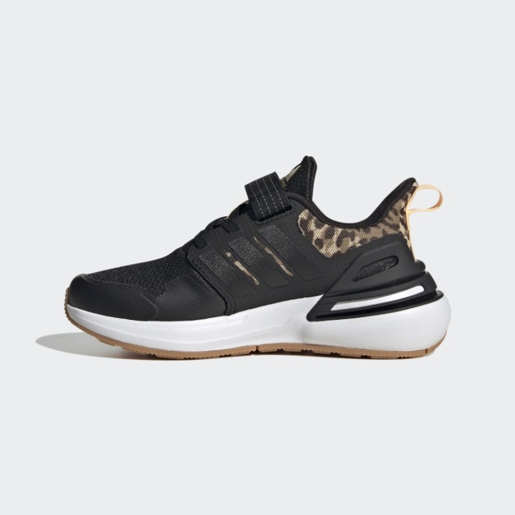 Sapatilha Rapidasport Bounce Elástica Com Tira Superior Em Renda Preta Adidas