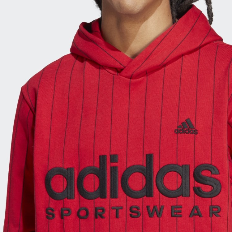 Moletom De Lã Com Capuz Escarlate Adidas