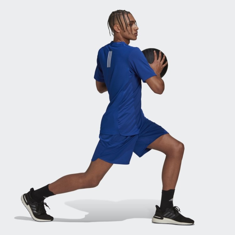 Shorts Adidas Royal Blue Projetados Para Treinar Heat.rdy Hiit
