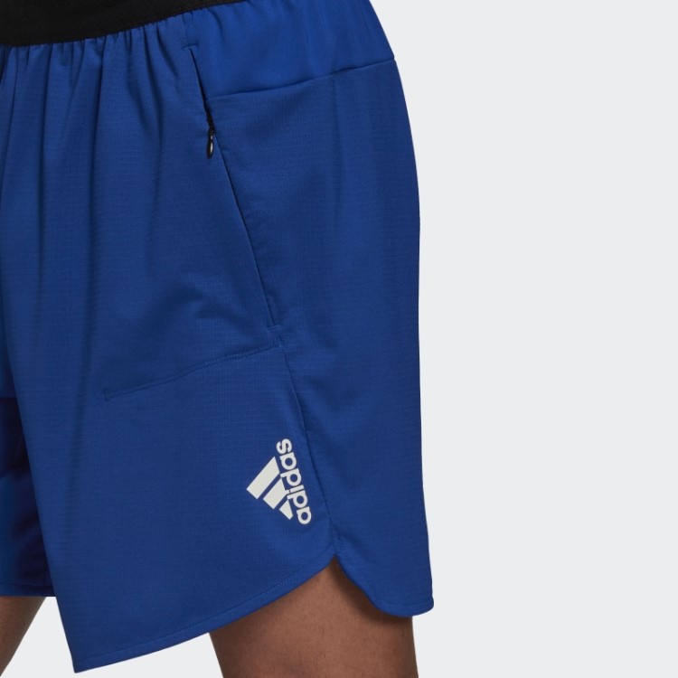 Shorts Adidas Royal Blue Projetados Para Treinar Heat.rdy Hiit