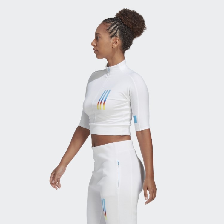 Camiseta Branca Missão Vitória Slim Fit Adidas