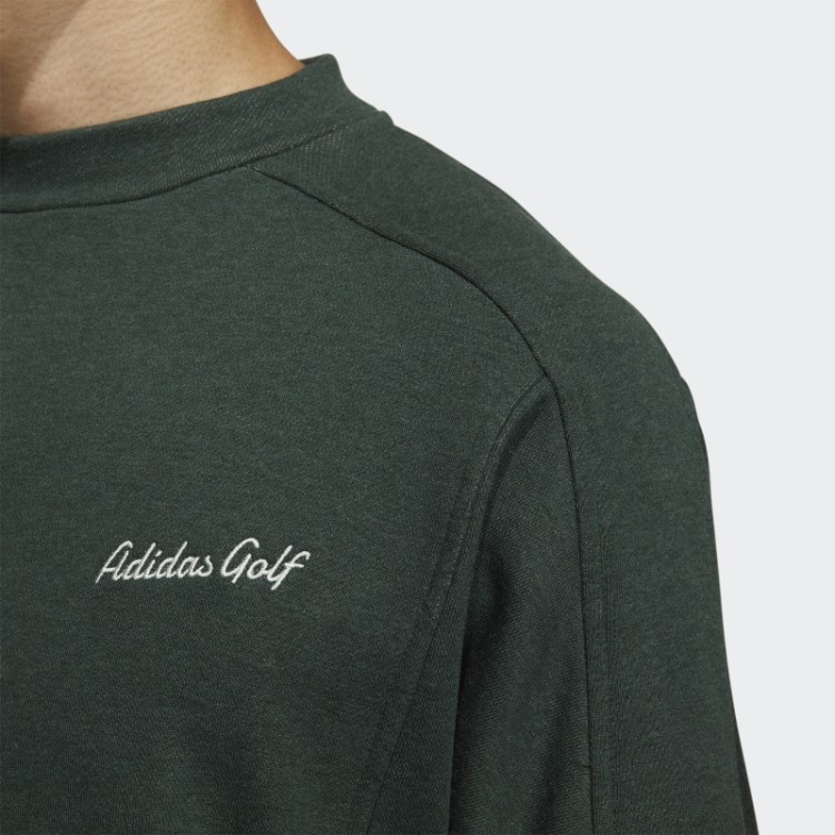 Moletom Verde Mel Adidas Go-to Crew