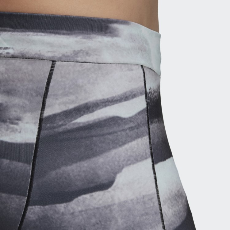 Meia-calça De Treino De Ioga Com Estampa Multicolorida Adidas