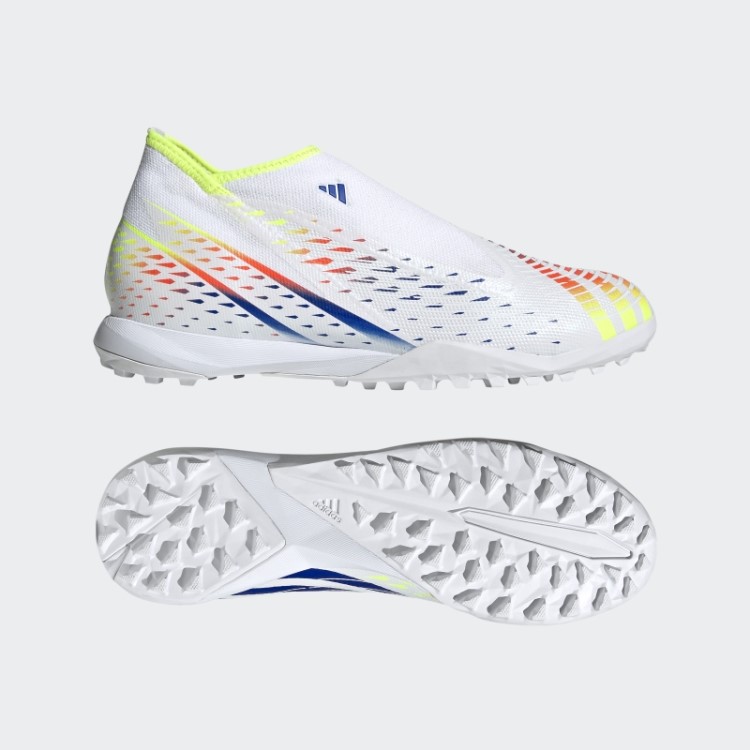 Predador Edge.3 Chuteiras De Futebol Sem Cadarço Adidas Branco