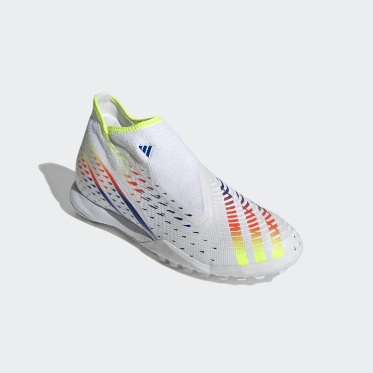 Predador Edge.3 Chuteiras De Futebol Sem Cadarço Adidas Branco