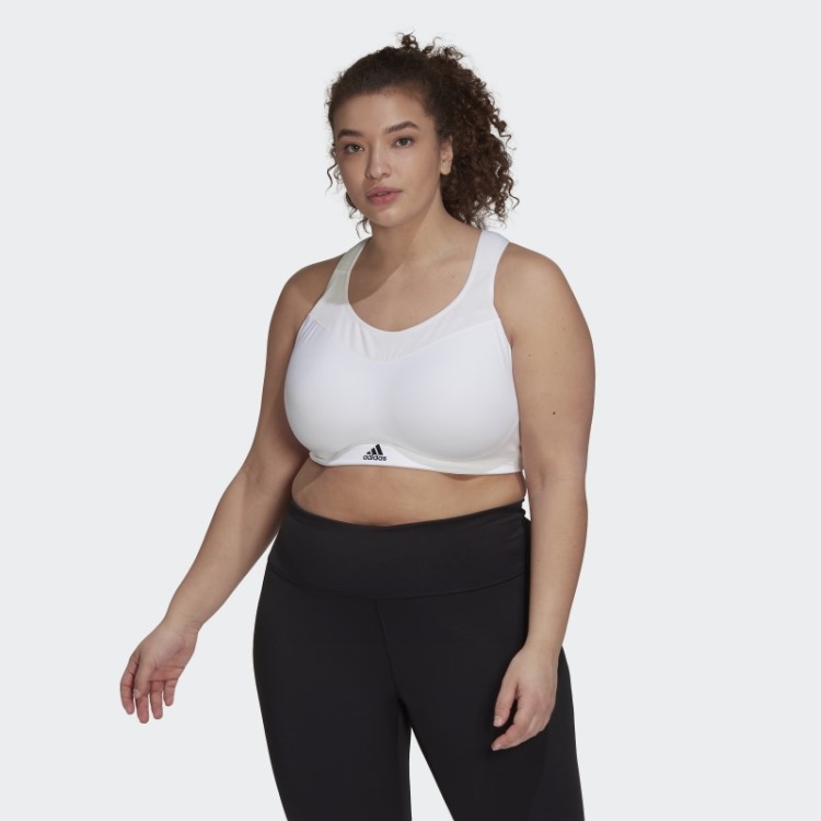 Sutiã Adidas Tlrd Impact Training De Alto Suporte (tamanho Grande) Branco Quente