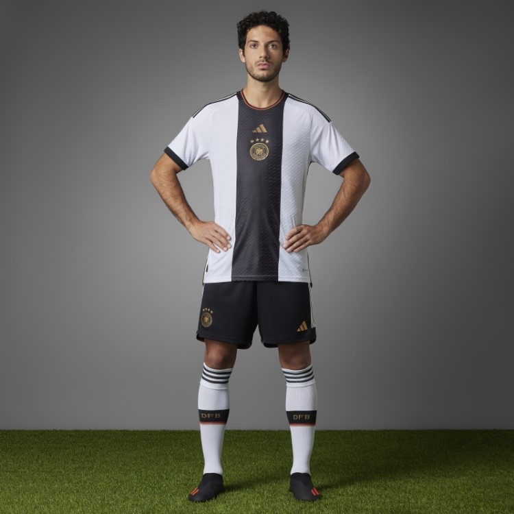 Adidas Branco Alemanha 22 Home Autêntico Jersey