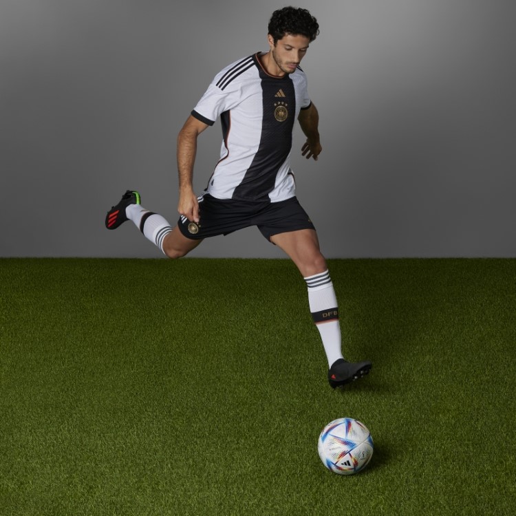 Adidas Branco Alemanha 22 Home Autêntico Jersey