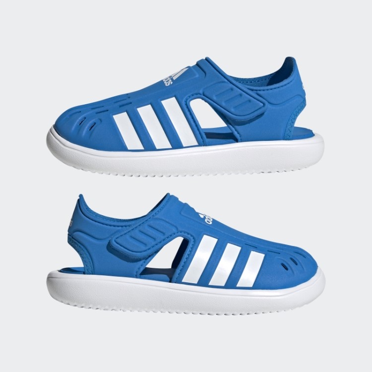 Sandálias De Verão Adidas Blue Rush Fechadas Para água