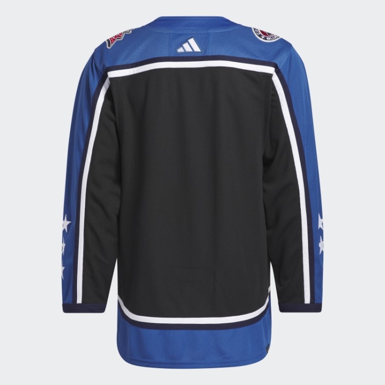 Jaquetas Azuis Autêntica Camisa Retrô Com Marca De Palavra Preta Adidas
