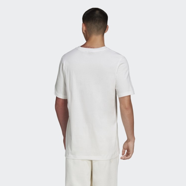 Camiseta Branca Estampada Com Peixes Amarrados Adidas