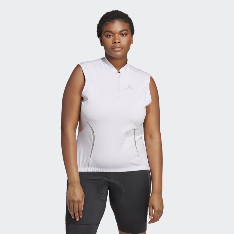 O Top De Ciclismo Sem Mangas (tamanho Grande) Adidas Silver Dawn