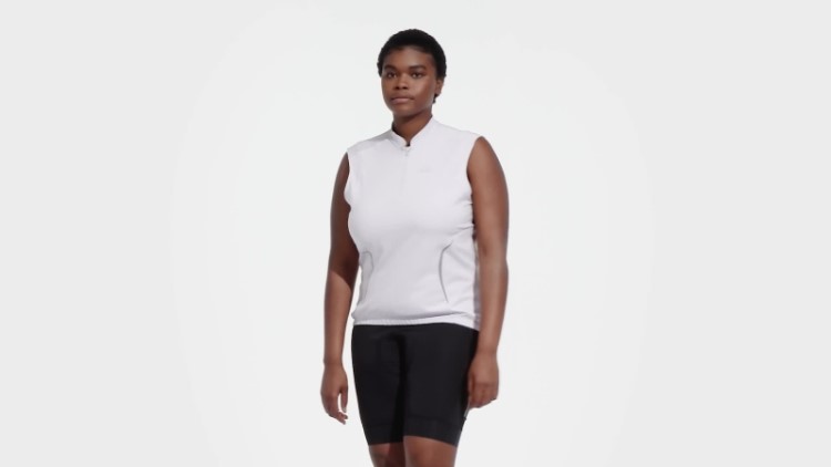 O Top De Ciclismo Sem Mangas (tamanho Grande) Adidas Silver Dawn