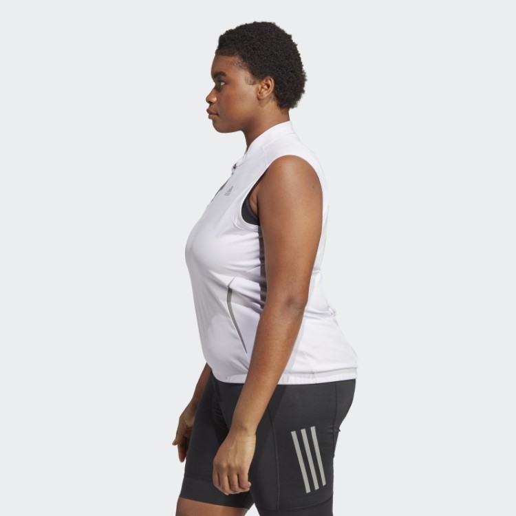 O Top De Ciclismo Sem Mangas (tamanho Grande) Adidas Silver Dawn