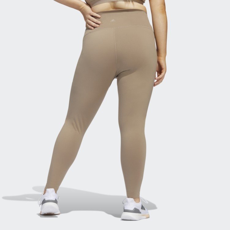 Legging Marrom Giz Adidas Yoga Luxe Studio 7/8 (tamanho Grande)