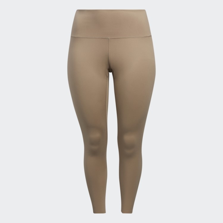 Legging Marrom Giz Adidas Yoga Luxe Studio 7/8 (tamanho Grande)