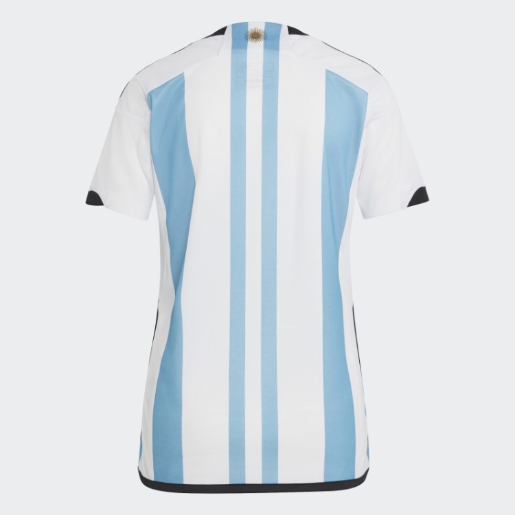 Argentina 22 Vencedores Home Jersey Feminino Adidas Branco