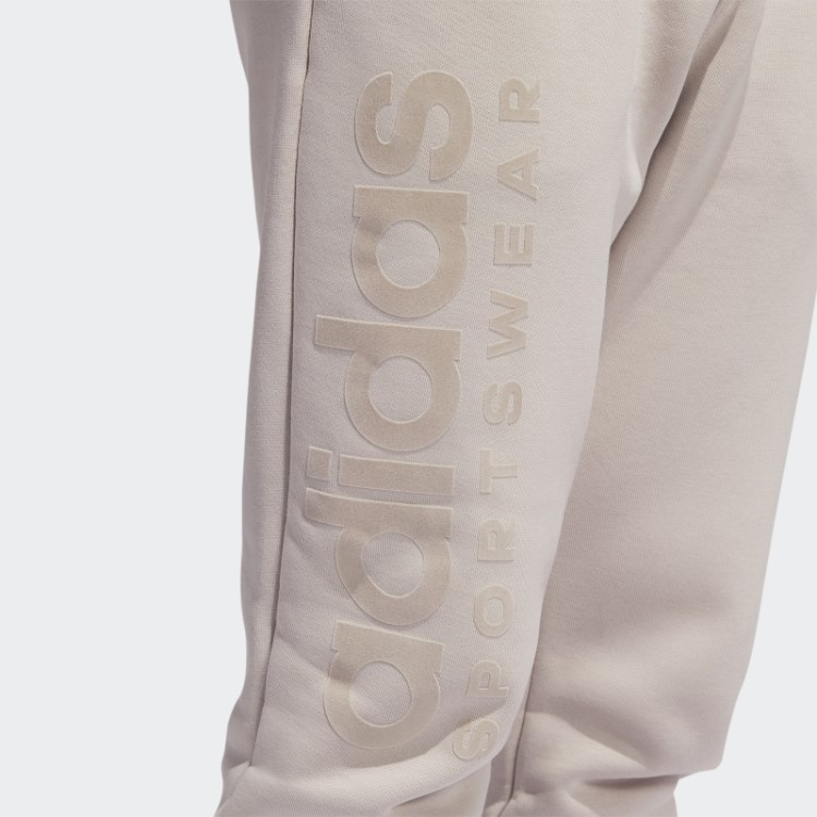 Calça De Lã Adidas Lounge Taupe