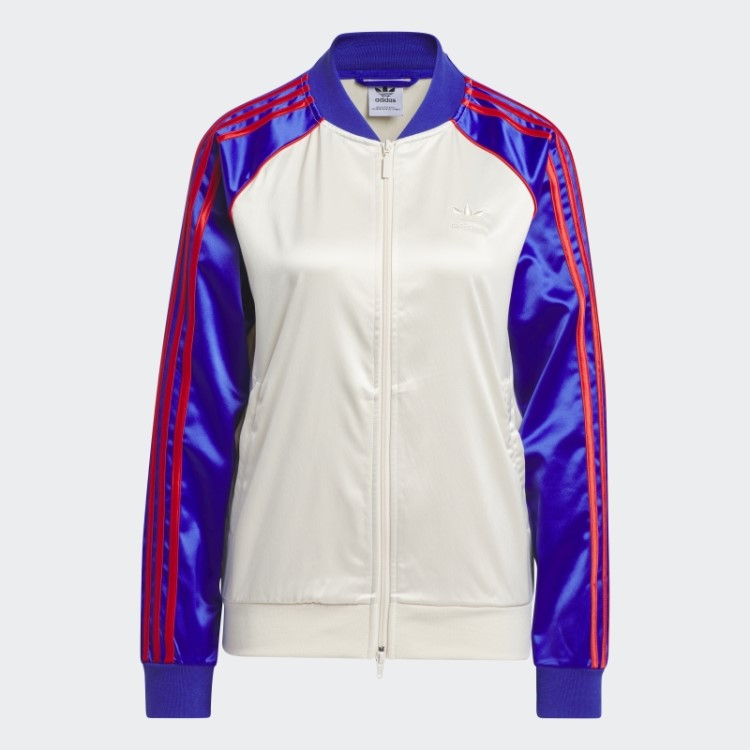 Adidas Cetim Sst Jaqueta Branca