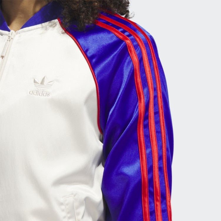 Adidas Cetim Sst Jaqueta Branca