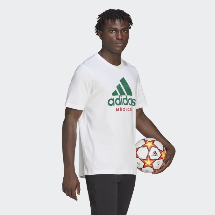 México Camiseta Branca Adidas