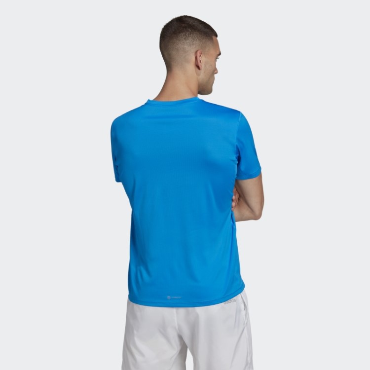 Camiseta Run It Blue Rush Adidas