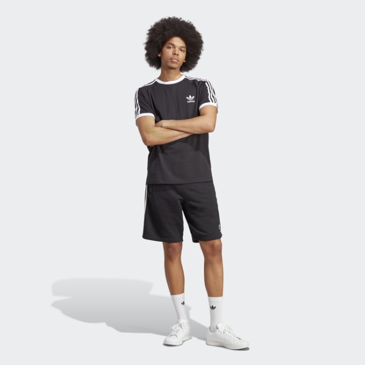 Adicolor Classics T-shirt 3 Listras Preto Adidas