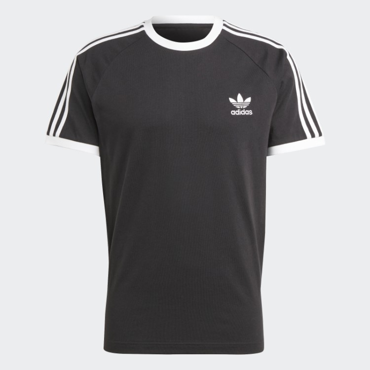 Adicolor Classics T-shirt 3 Listras Preto Adidas