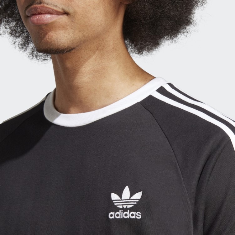 Adicolor Classics T-shirt 3 Listras Preto Adidas