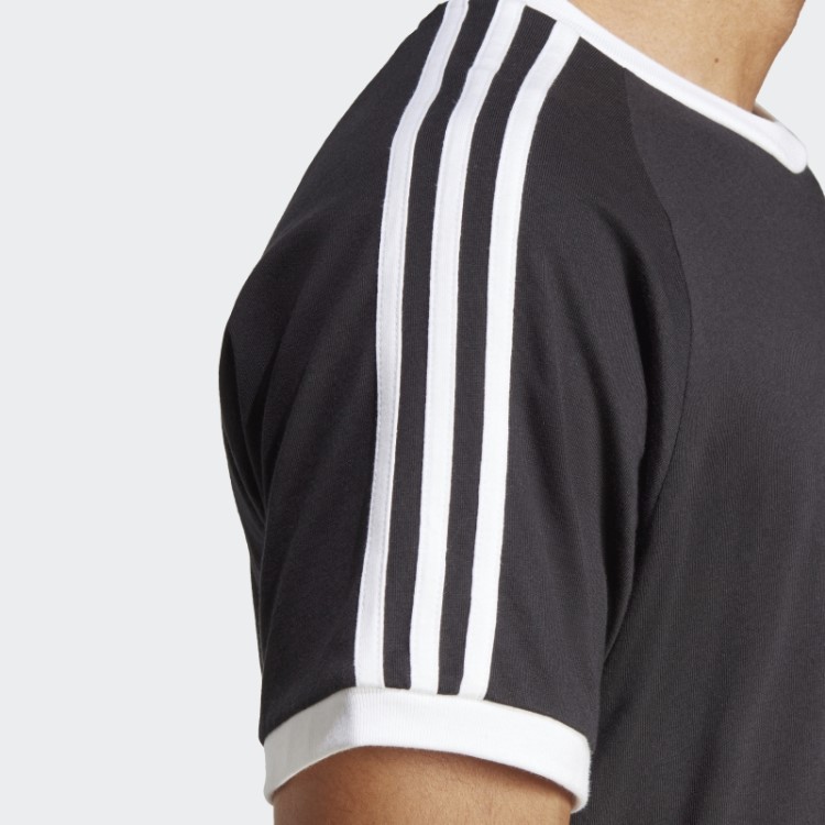 Adicolor Classics T-shirt 3 Listras Preto Adidas
