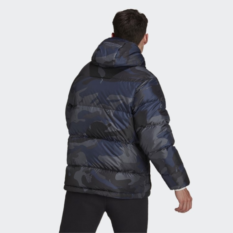 Jaqueta Puffer Multicolor Adidas Down Camo