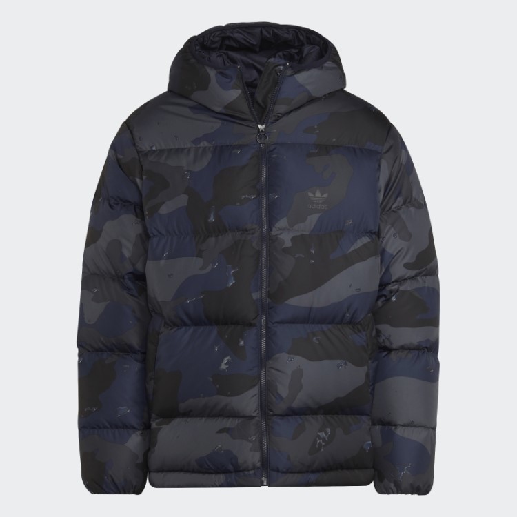 Jaqueta Puffer Multicolor Adidas Down Camo