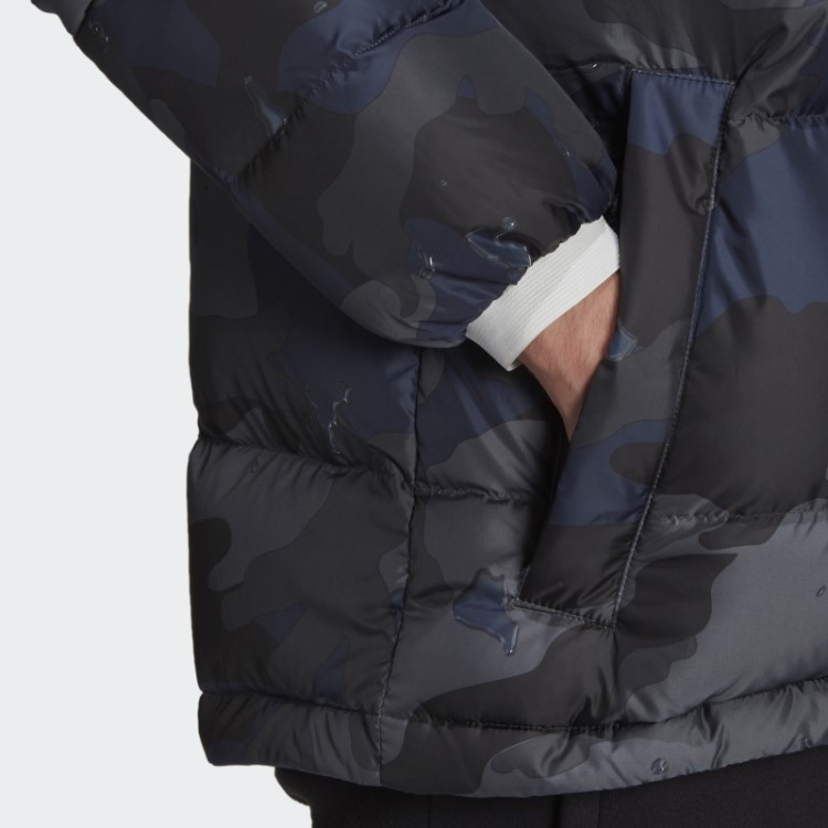 Jaqueta Puffer Multicolor Adidas Down Camo