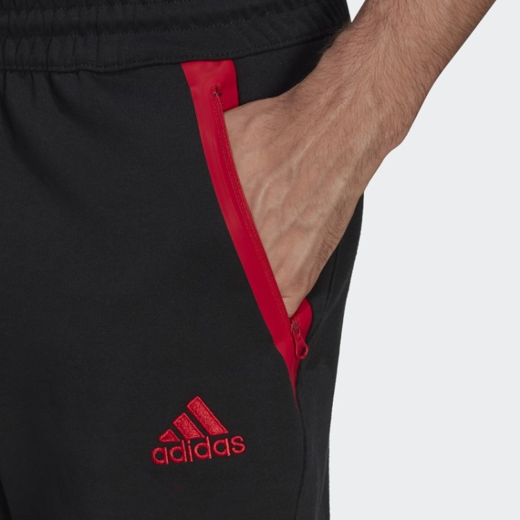 Bermuda De Viagem Manchester United Preto Adidas