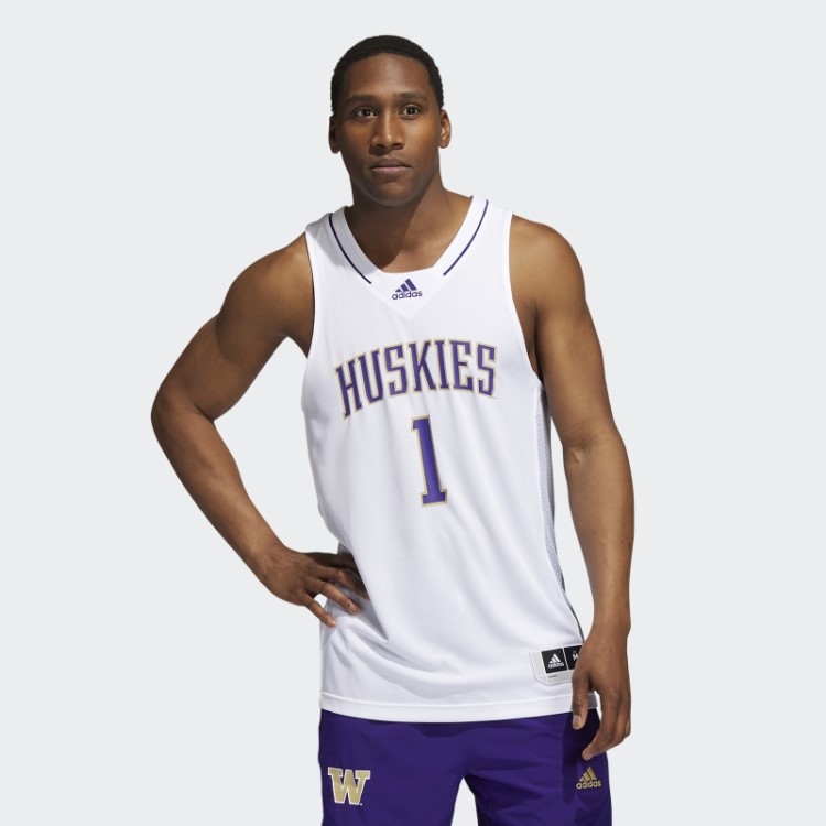 Huskies Ncaa Swingman Jersey Branco Adidas