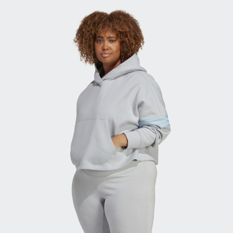 Moletom Adicolor Neuclassics (tamanho Grande) Onix Adidas