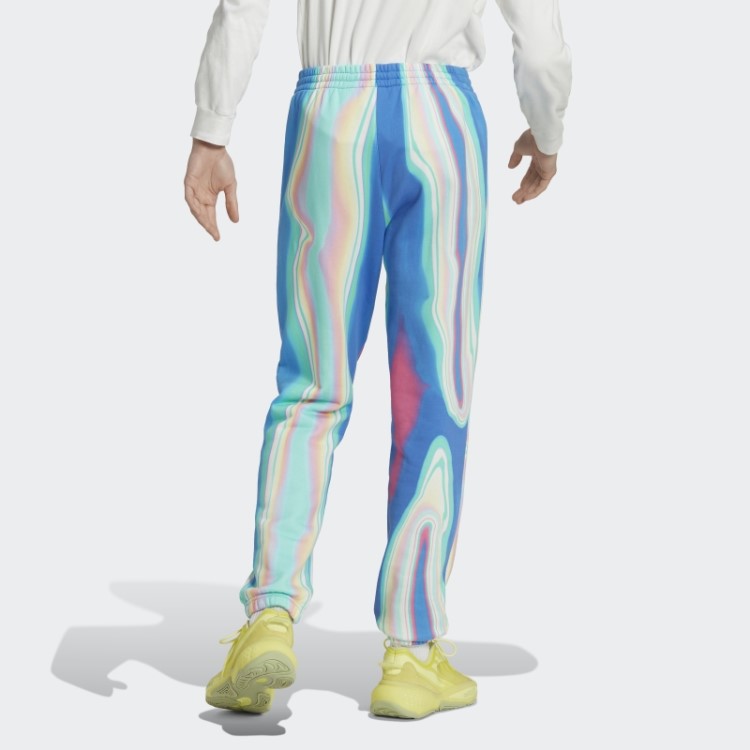 Calça De Moletom Hiperreal Com Estampa Allover Azul Rush Adidas